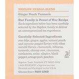 Bigelow Herbal Tea, Ginger Peach Turmeric, 0.98 OZ, 18 CT, thumbnail image