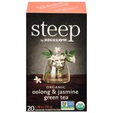 Steep by Bigelow Organic Oolong & Jasmine Green Tea, 20 ct, 1.28 oz, thumbnail image
