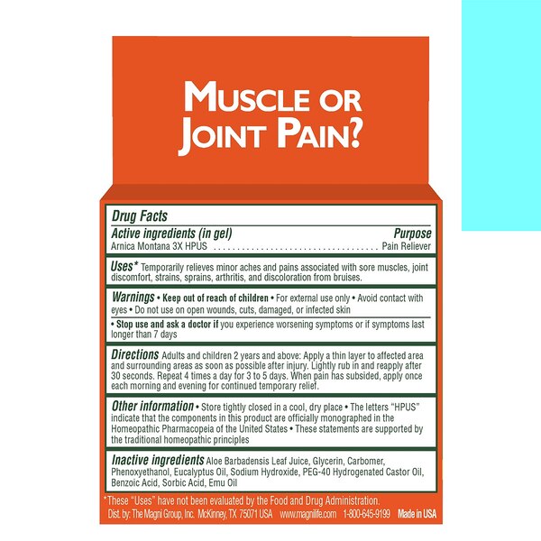 MagniLife Arnica Pain Relief Gel, 4 OZ