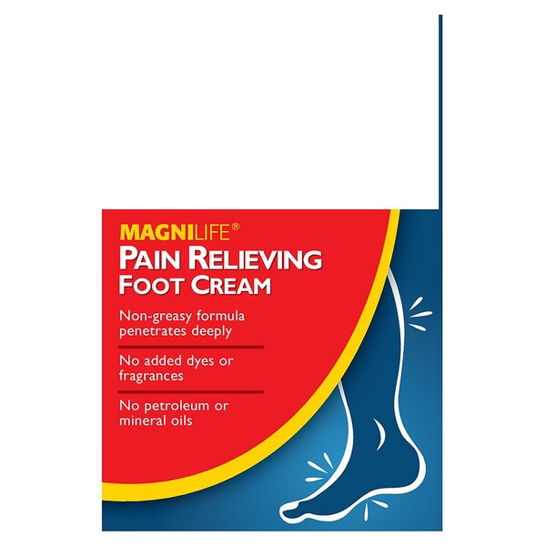 Magnilife Pain Relieving Foot Cream, 4 OZ