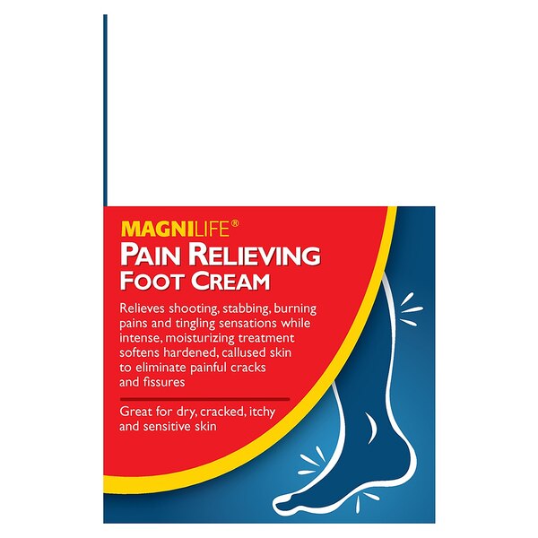 Magnilife Pain Relieving Foot Cream, 4 OZ