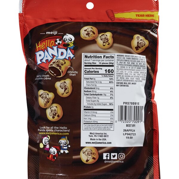 Hello Panda Chocolate, 7 oz