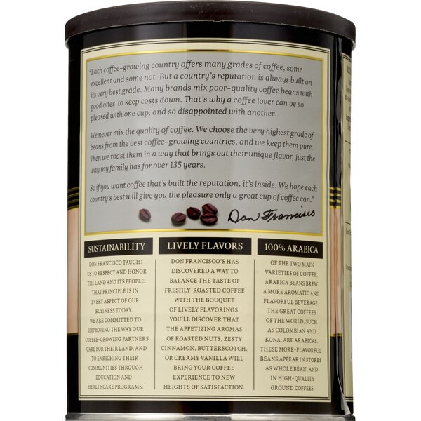 Don Francisco's Gourmet Coffee Hawaiian Hazelnut Medium, 12 oz