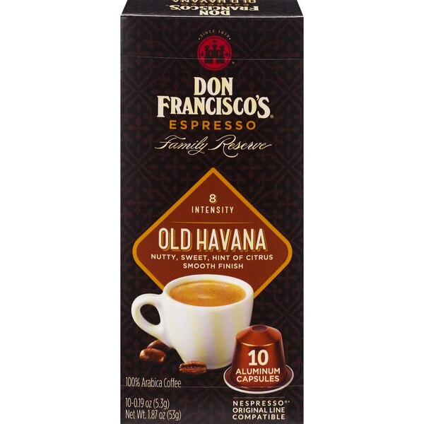 Don Francisco’s Old Havana Espresso Capsules, 10 CT