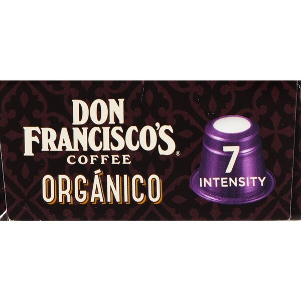 Don Francisco’s Organico Aluminum Espresso Capsules, Medium Dark, 10 CT