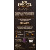Don Francisco’s Organico Aluminum Espresso Capsules, Medium Dark, 10 CT, thumbnail image