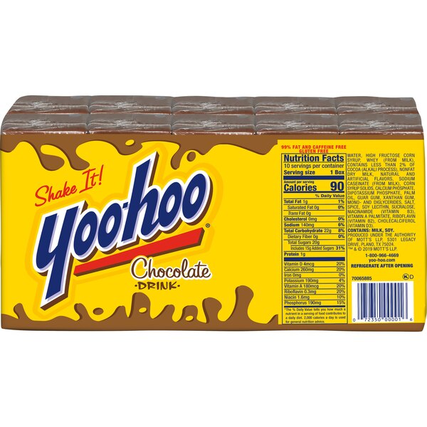 Yoo-hoo Chocolate Drink, 10 ct, 6.5 oz