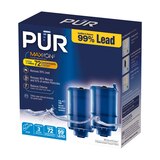 PUR Advanced Faucet Mount MineralClear Replacement Water Filter, 2CT, thumbnail image