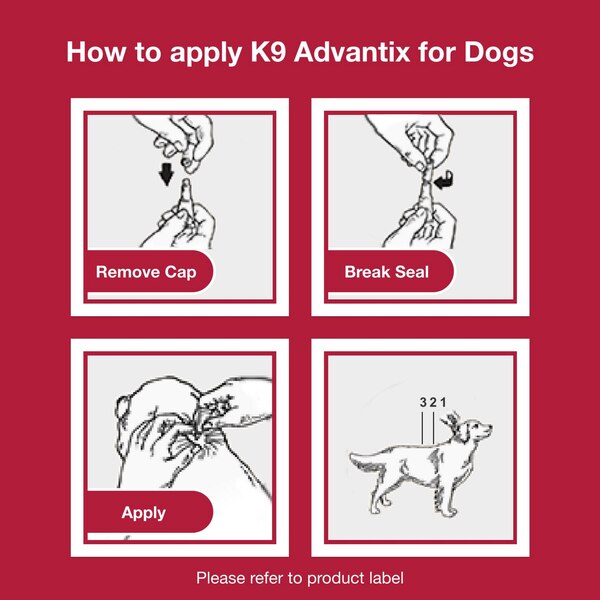 K9 Advantix II Large Dog Flea & Tick Treatment, 2 ct
