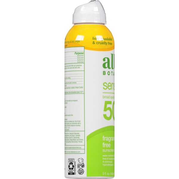 Alba Botanica Broad Spectrum Sunscreen Spray, SPF 50, 5 fl oz