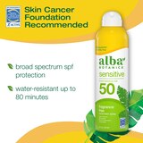Alba Botanica Broad Spectrum Sunscreen Spray, SPF 50, 5 fl oz, thumbnail image