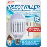 PIC Insect Killer Dual Purpose Bug Zapper and LED Light Bulb, thumbnail image