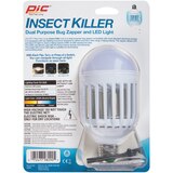 PIC Insect Killer Dual Purpose Bug Zapper and LED Light Bulb, thumbnail image