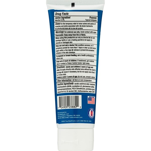 Stopain Extra Strength Pain Relief Gel, 3OZ