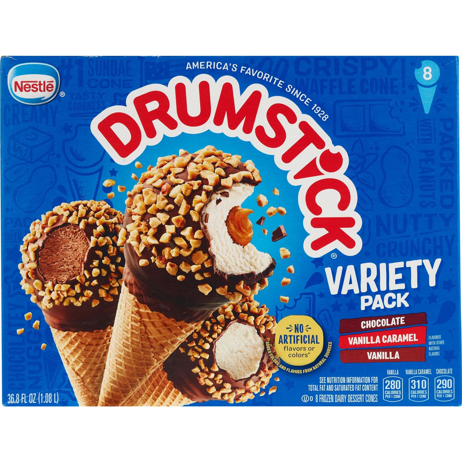 Nestle, Drumstick Variety Cones, 8 ct