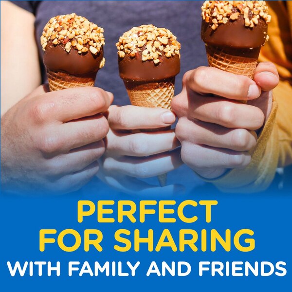 Drumstick Vanilla Fudge Sundae Cone, 4 Count