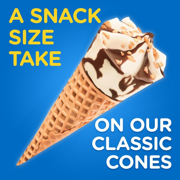Drumstick Lil' Drums Vanilla and Chocolate with Chocolatey Swirls Sundae Cones, 12 Count
