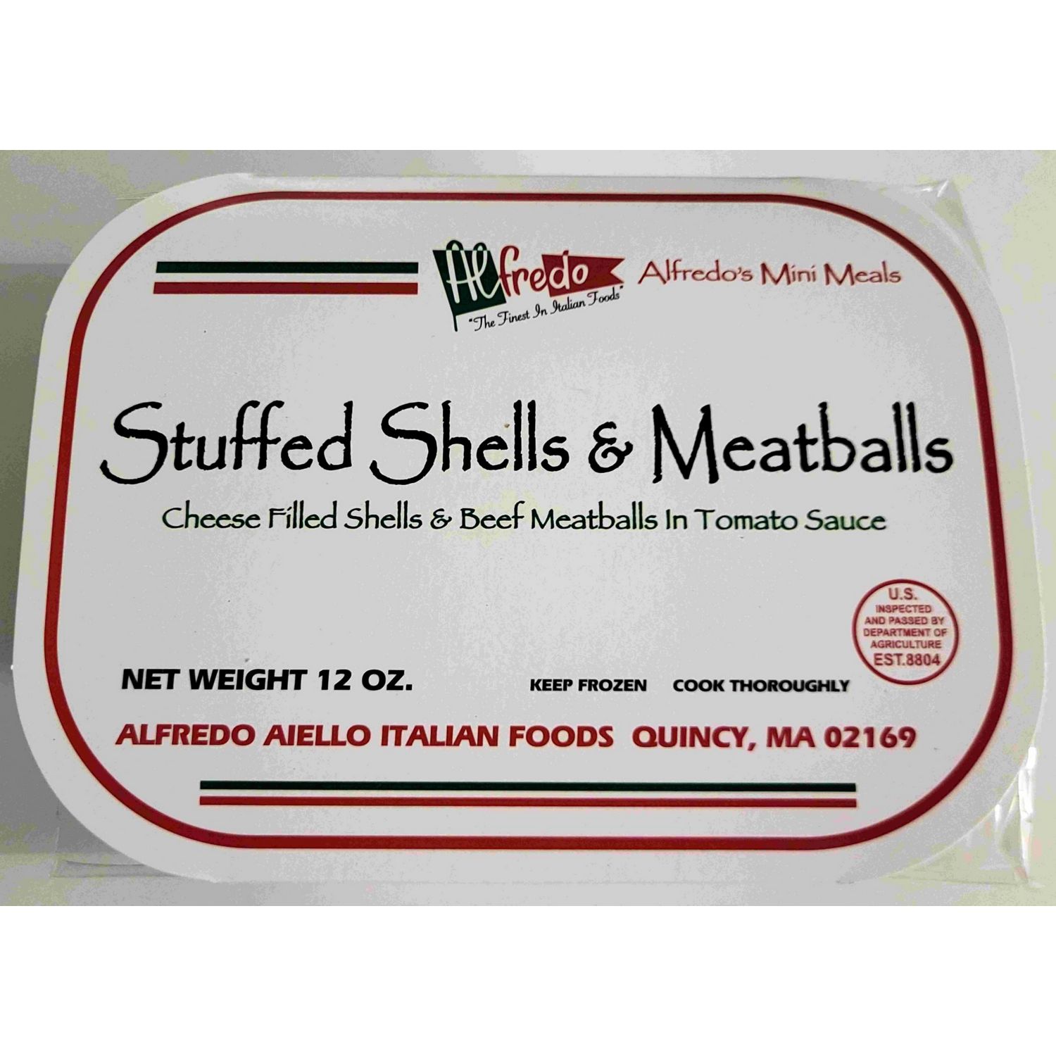 Alfredo Aiello, Mini Shells & Meatballs 12 oz