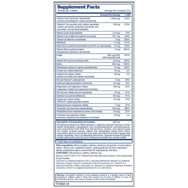 Focus Factor Brain Nutrition Tablets, 90 CT