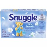 Snuggle Fabric Softener Dryer Sheets, Blue Sparkle, 80 ct, thumbnail image