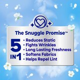 Snuggle Fabric Softener Dryer Sheets, Blue Sparkle, 80 ct, thumbnail image