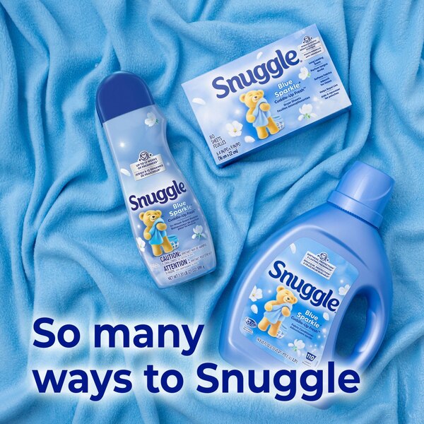Snuggle Fabric Softener Dryer Sheets, Blue Sparkle, 80 ct