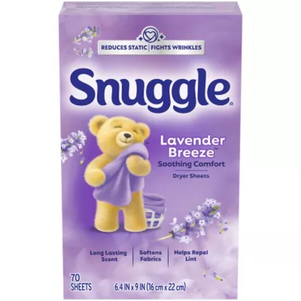 Snuggle Exhilarations Fabric Softener Sheets, Lavender & Vanilla Orchid, 70 ct
