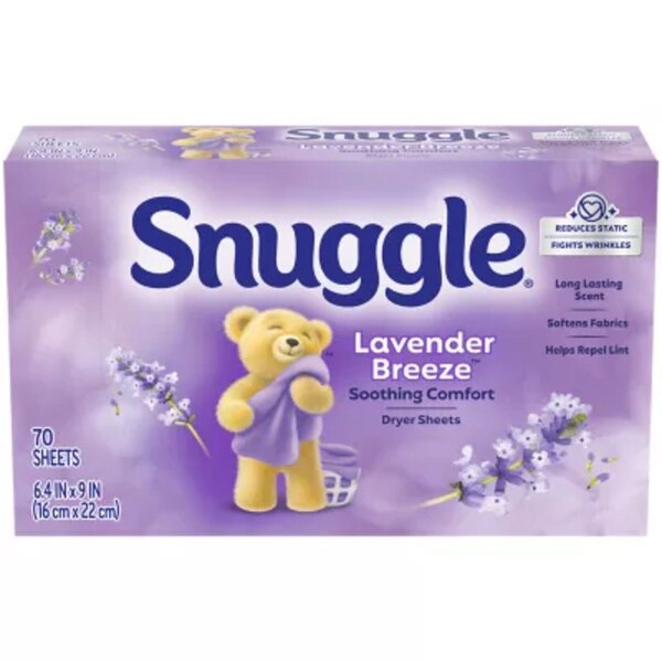 Snuggle Exhilarations Fabric Softener Sheets, Lavender & Vanilla Orchid, 70 ct