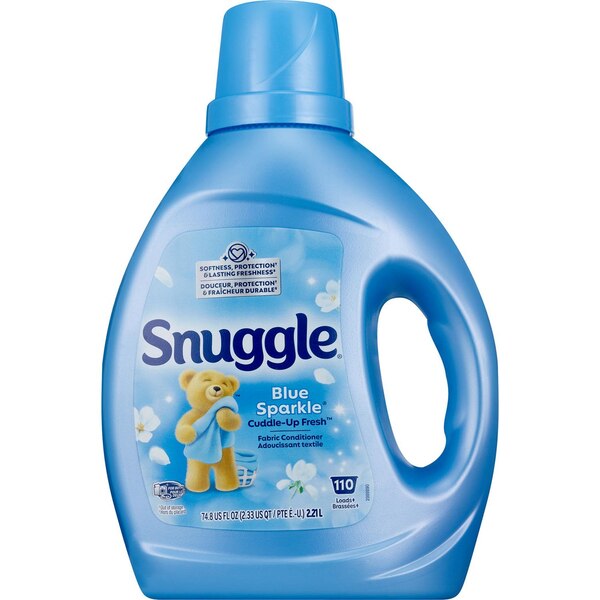 Snuggle Liquid Fabric Softener, Blue Sparkle Scent, 74.8 oz