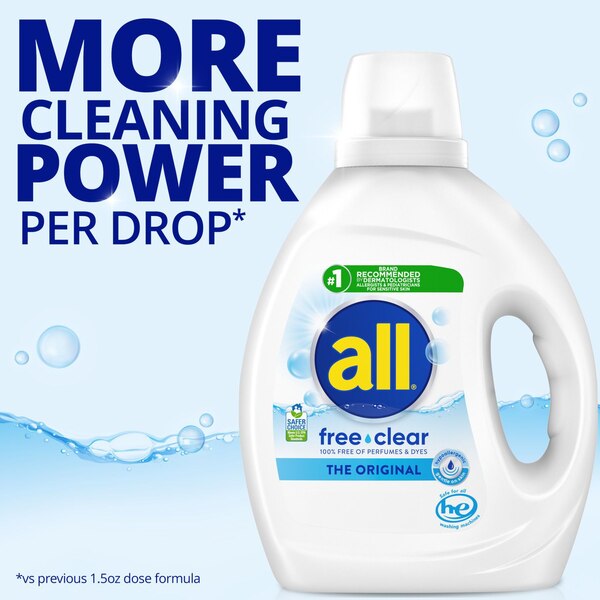 all Liquid Laundry Detergent, Free & Clear