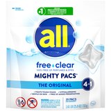 All Free & Clear Laundry Detergent Mighty Pacs, The Original, 39 ct, thumbnail image