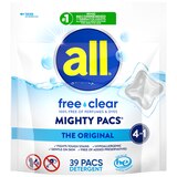 All Free & Clear Laundry Detergent Mighty Pacs, The Original, 39 ct, thumbnail image