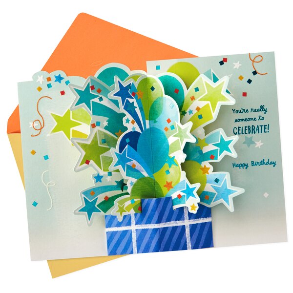Hallmark Paper Wonder Pop Up Birthday Card (Someone to Celebrate) E14