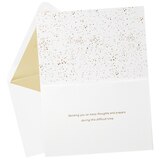 Hallmark Signature Sympathy Card (Many Thoughts and Prayers) E4, thumbnail image 2 of 6