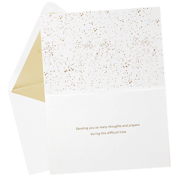 Hallmark Signature Sympathy Card (Many Thoughts and Prayers) E4