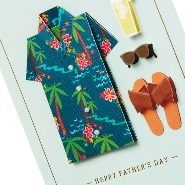 Hallmark Signature Fathers Day Card (Hawaiian Shirt) S9