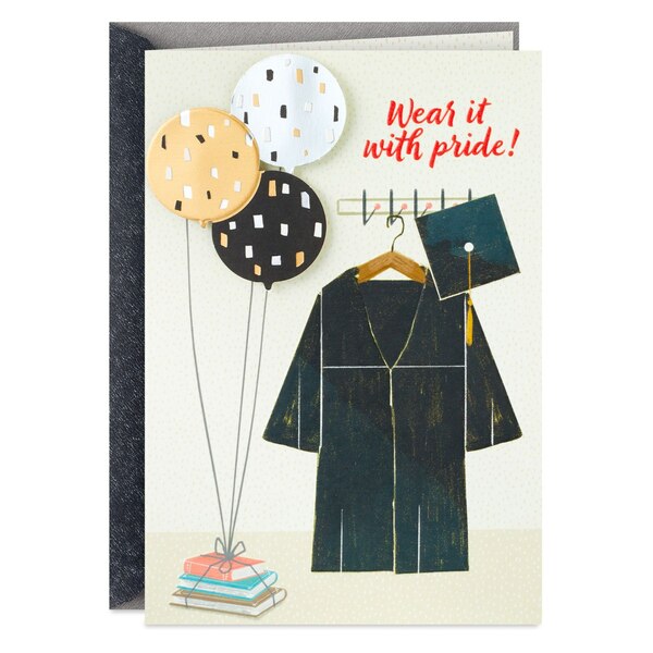 Hallmark Graduation Card (Cap and Gown) S12