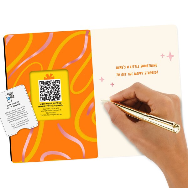 Hallmark and Venmo All-Occasion Card (Turn Up the Happy) for Birthdays, Graduations, Holidays #18