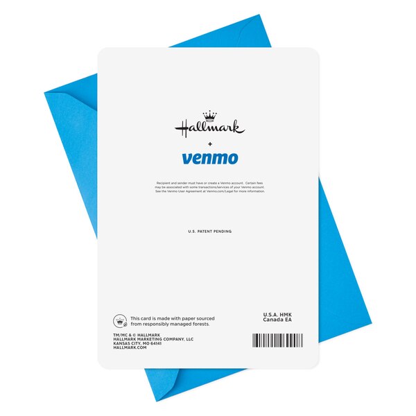Hallmark and Venmo All-Occasion Card (Turn Up the Happy) for Birthdays, Graduations, Holidays #18