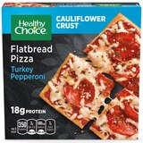 Healthy Choice Turkey Pepperoni Cauliflower Crust Flatbread Pizza, 6 oz, thumbnail image