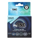 MyONE Custom Fit, Snug Condom Sampler, 3 CT, thumbnail image