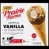 Prairie Farms, Vanilla Ice Cream Cones, 6 ct, 27.6 oz, thumbnail image