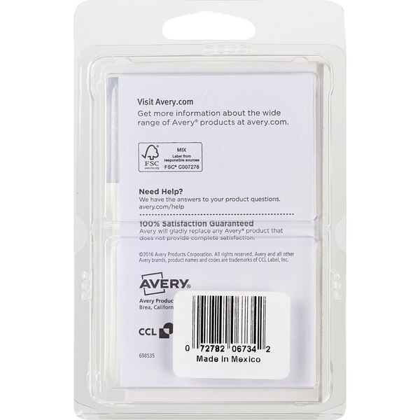 Avery Reinforcement Labels, Permanent