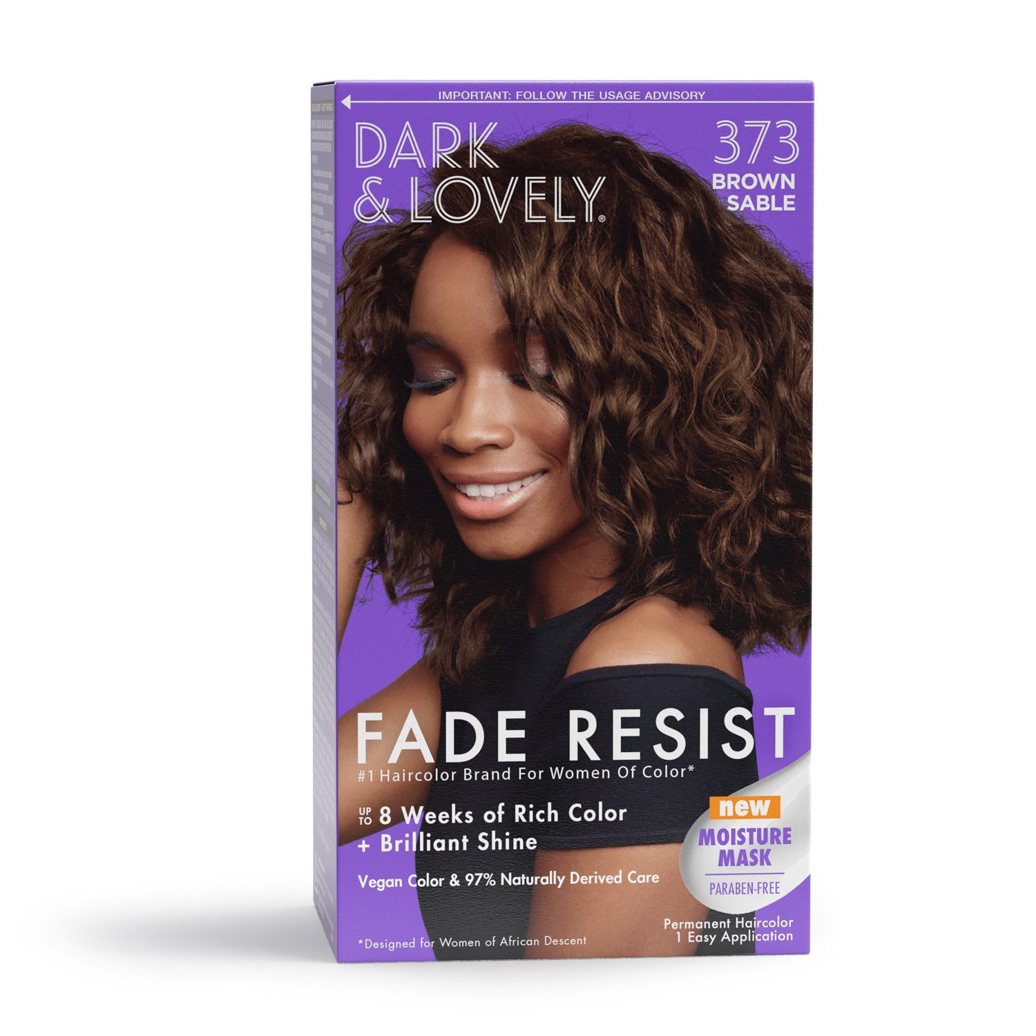 Dark & Lovely - Tinte para cabello permanente, resistente a la decoloración