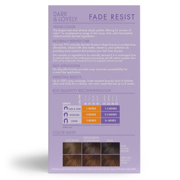 Dark & Lovely Fade Resist Permanent Hair Color