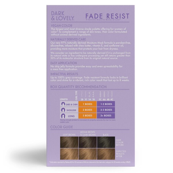 Dark & Lovely Fade Resist Permanent Hair Color