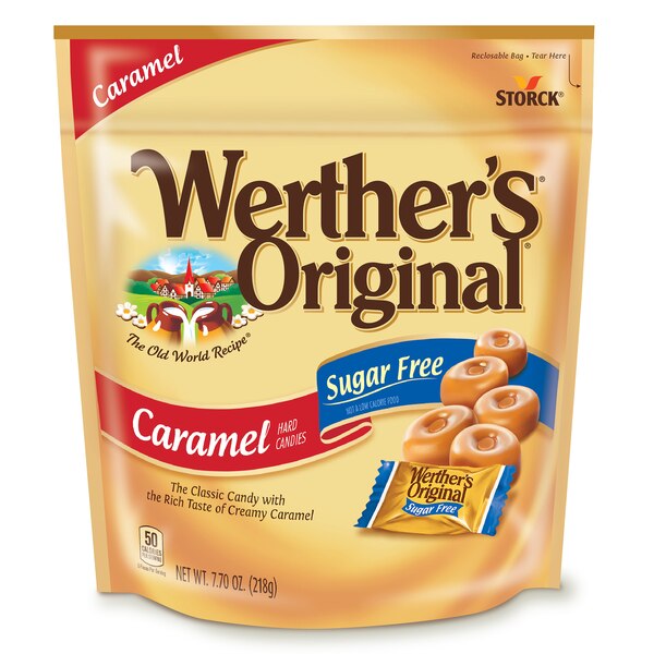 Werther's Sugar Free Original Hard Caramel Candies, 7.7 oz