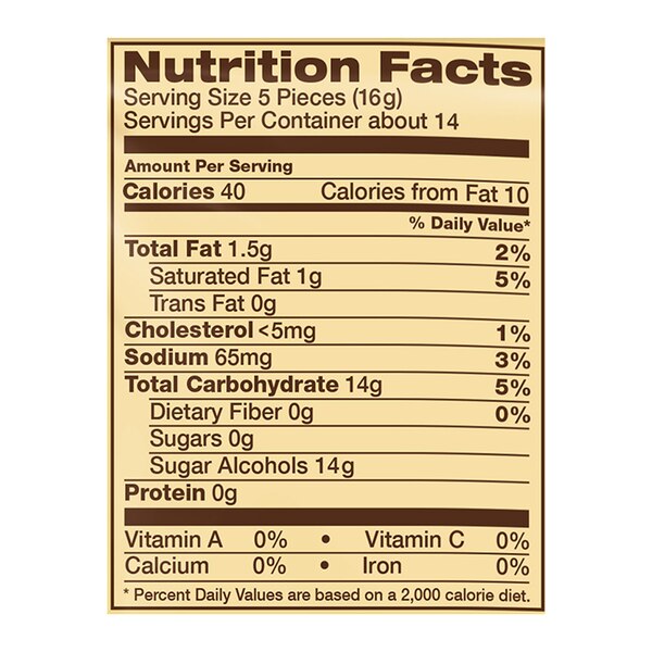 Werther's Sugar Free Original Hard Caramel Candies, 7.7 oz