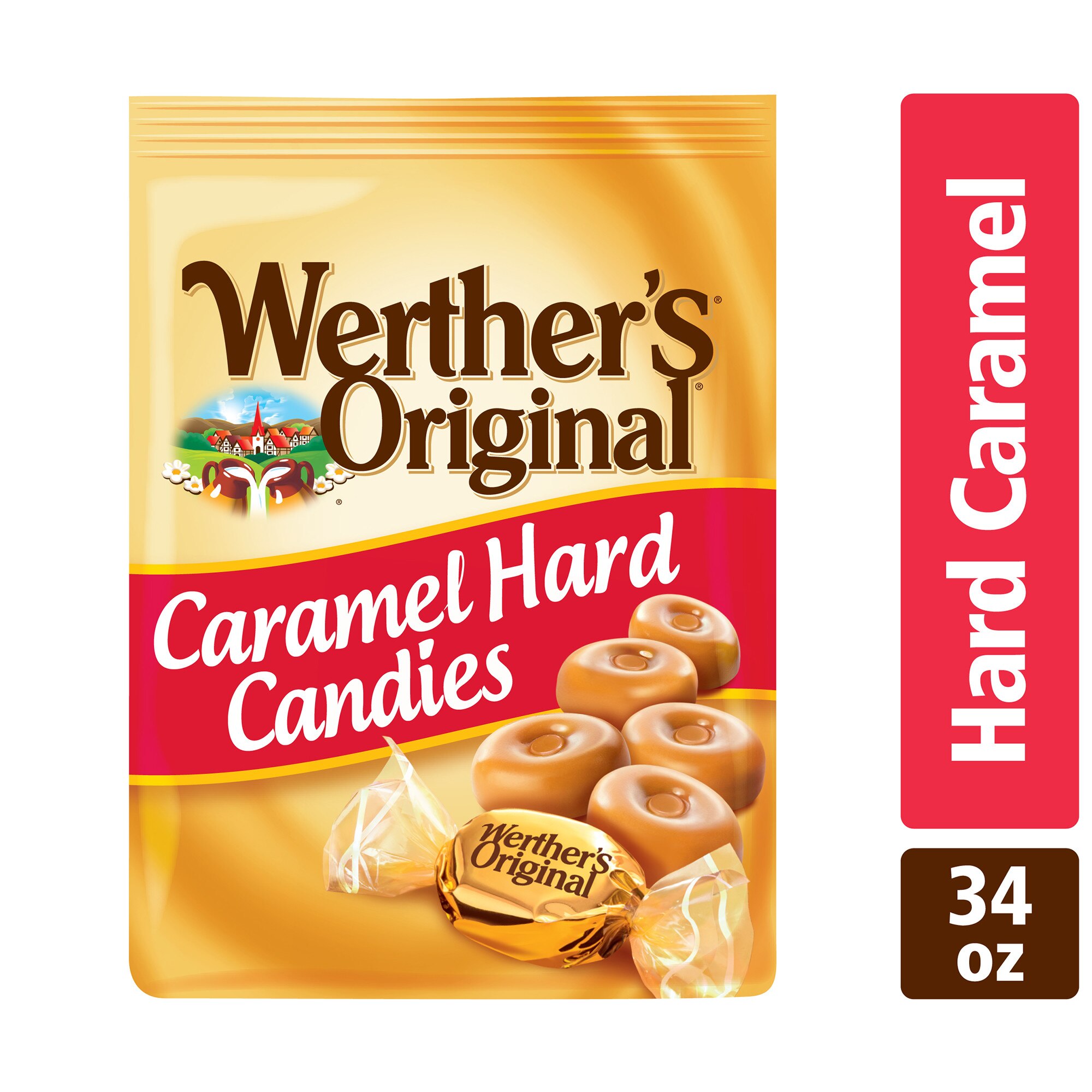 Werther's Original Caramel Hard Candy, 34 OZ
