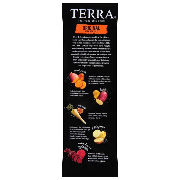 Terra Original Sea Salt Real Vegetable Chips, 5 oz